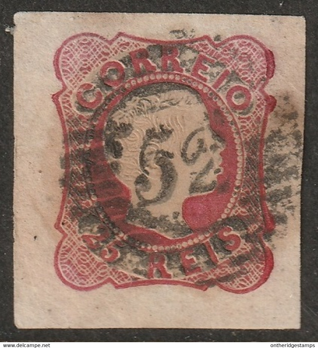 Portugal 1858 Sc 11 Mi 11 Yt 12 Used "52" (Porto) Cancel Toning - Oblitérés