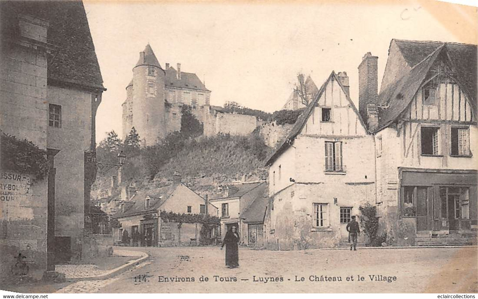 Luynes         37         Le Château Et Le Village         (scan) - Luynes