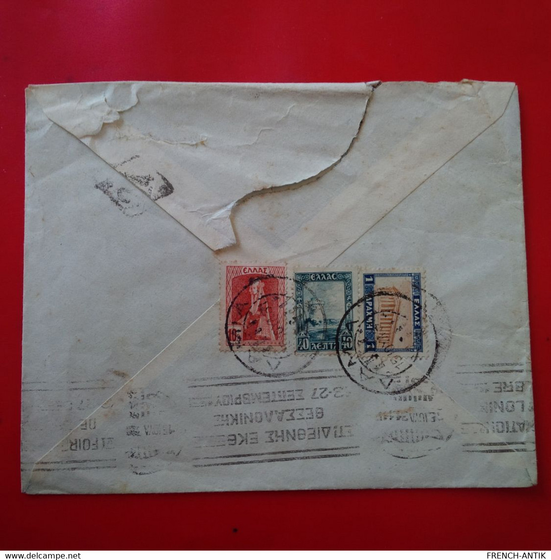 LETTRE GRECE - Storia Postale