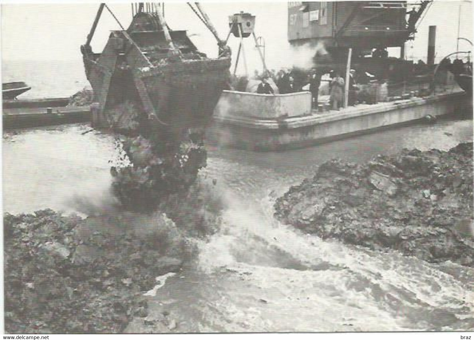 CPSM  Afsluiting Van  De Zuiderzee (28( Mei 1932) - Den Oever (& Afsluitdijk)