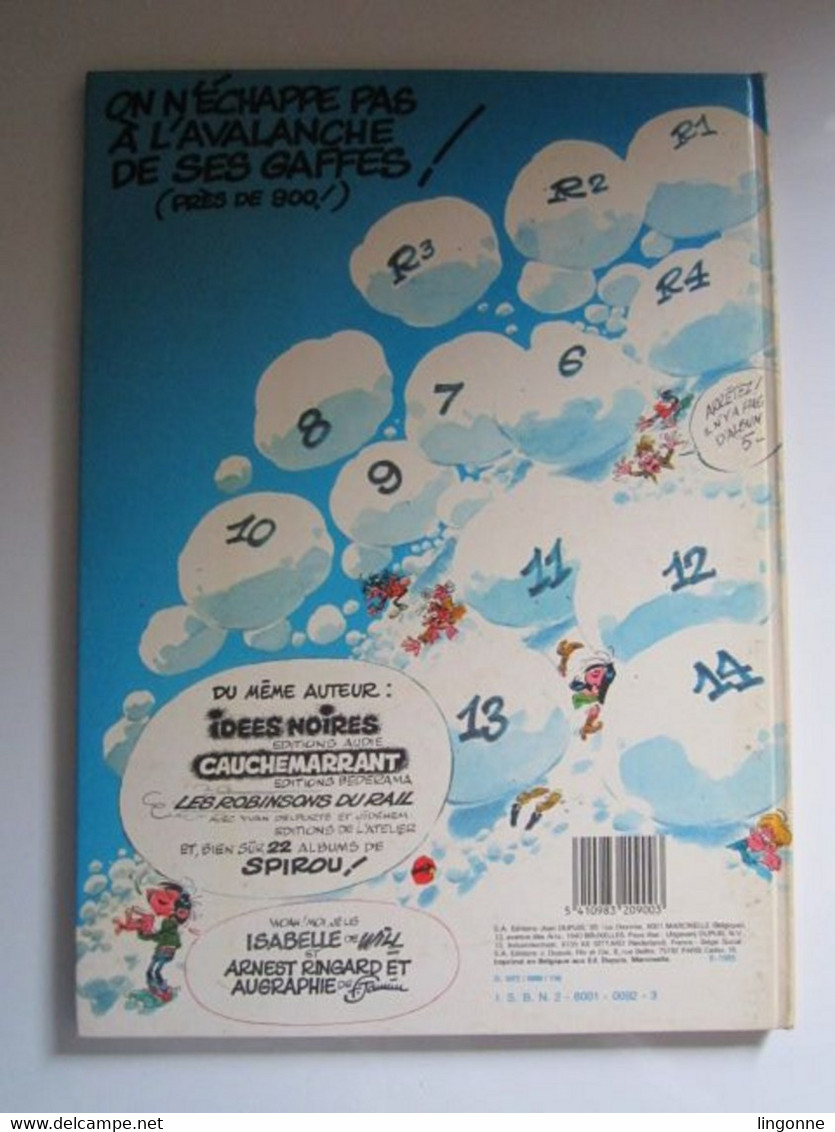 1977 BD Gaston Tome 10 - Le Géant De La Gaffe - Franquin / Dupuis - Gaston