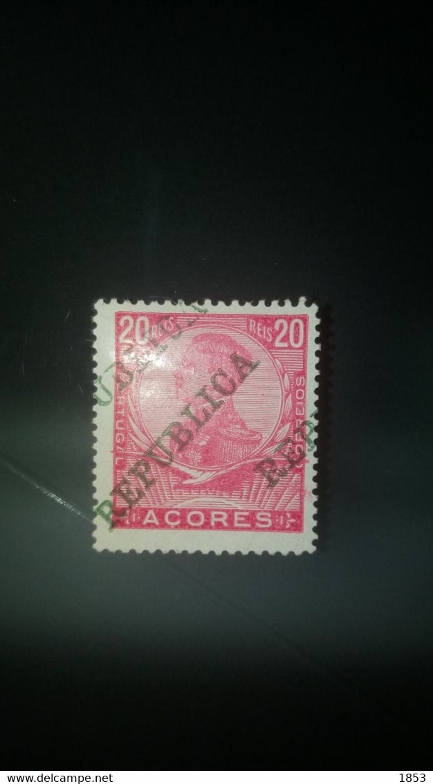 ERROS E VARIEDADES - AÇORES -TRIPLA  SOBRECARGA - Unused Stamps
