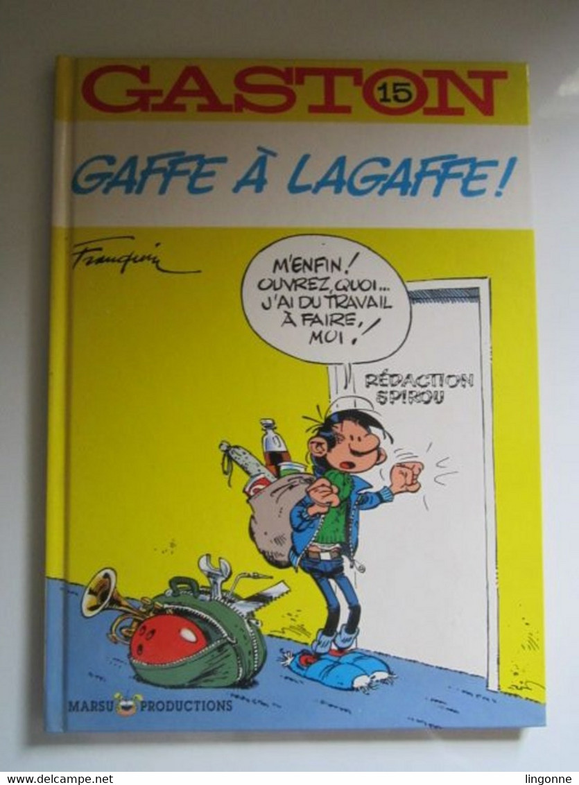 1996 BD Gaston Lagaffe - 15 - Gaffe à Lagaffe ! - Franquin - Marsu Production - Gaston