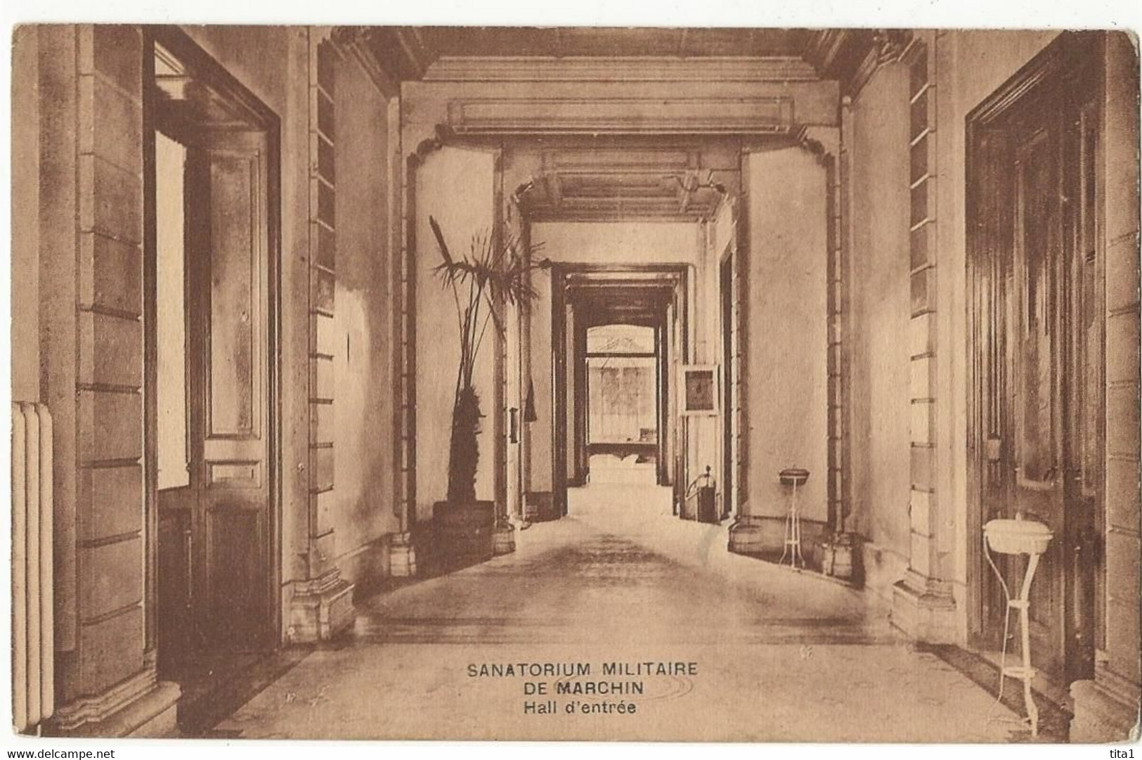 1 - Sanatorium Militaire De Marchin - Hall D'entrée - Marchin