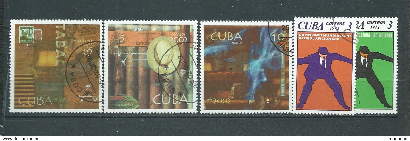 Cuba   - -5  Timbres Oblitérés     - Abc32209 - Autres & Non Classés