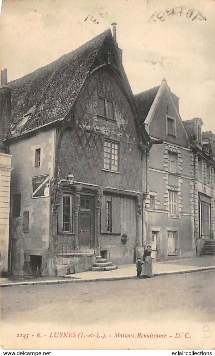 Luynes       37        Maisons Renaissance           N° 2145-6          (scan) - Luynes