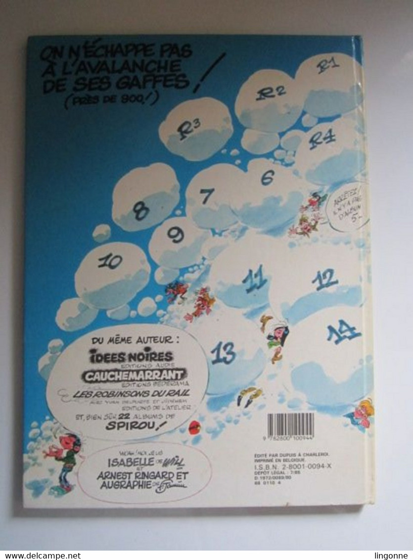 BD GASTON LAGAFFE R2  BUREAU GAFFES EN GROS FRANQUIN DUPUIS - Gaston