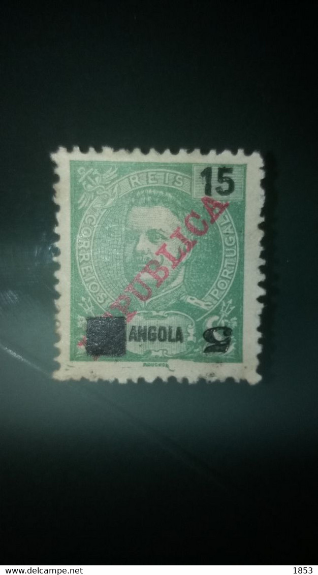 ERROS E VARIEDADES - ANGOLA - SOBRECARGA INVERTIDA - Unused Stamps