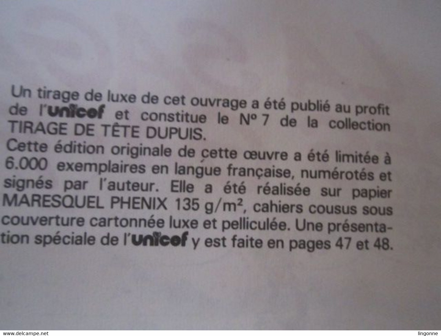 1982 BD GASTON LAGAFFE :la Saga Des Gaffes N°14 Présentation Spécial UNICEF - Gaston