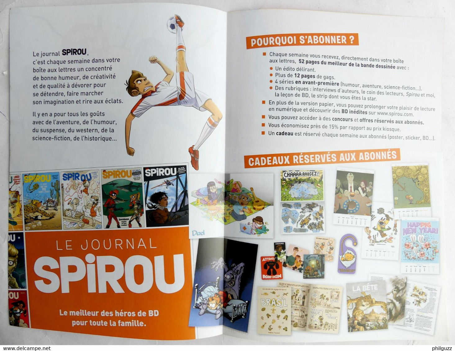 FLYERS PUBLICITAIRE Dépliant SPIROU 2021 - Objets Publicitaires