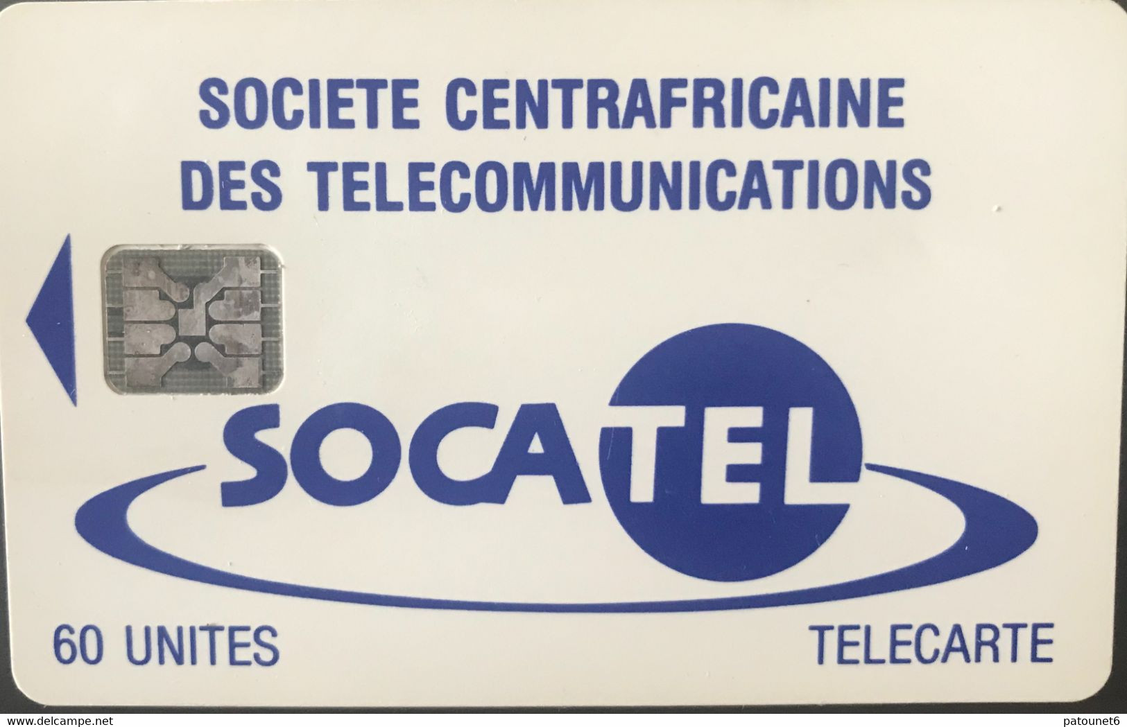 CENTRAFRICAINE (République)  -  Phonecard  -  60 Unités  -  SC 4 AN - Centrafricaine (République)