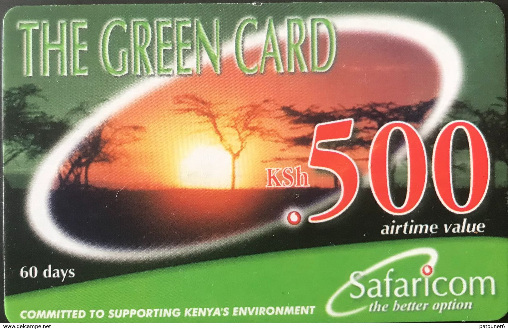 KENYA  -  Prepaid  -  500 KSh - Kenia