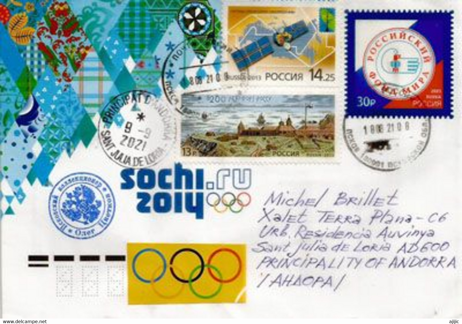 Olympic Games Sochi, Letter Sochi Organizing Committee - Winter 2014: Sochi