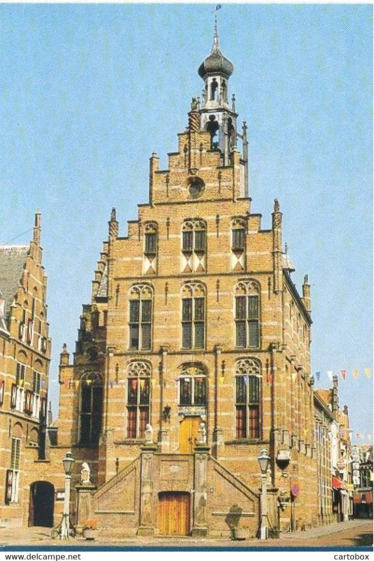 Culemborg, Stadhuis  (Een Raster Op De Kaart Is Veroorzaakt Door Het Scannen) - Culemborg