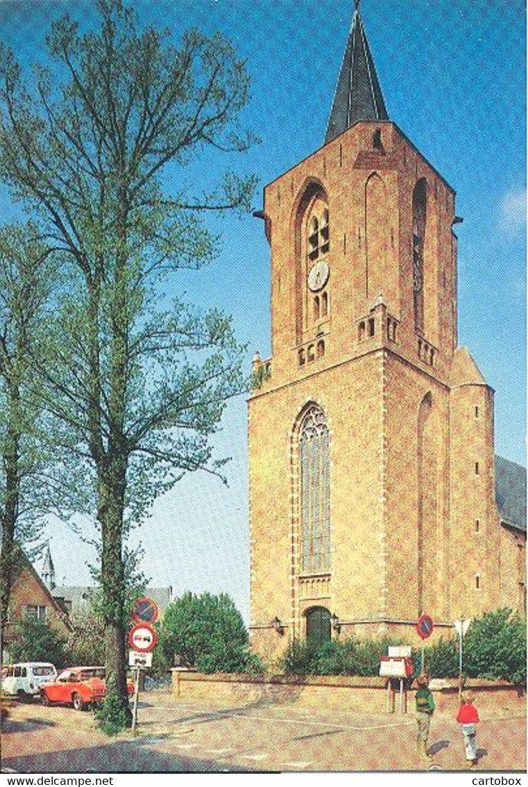 Bunschoten, N.H. Kerk (Een Raster Op De Kaart Is Veroorzaakt Door Het Scannen) - Bunschoten