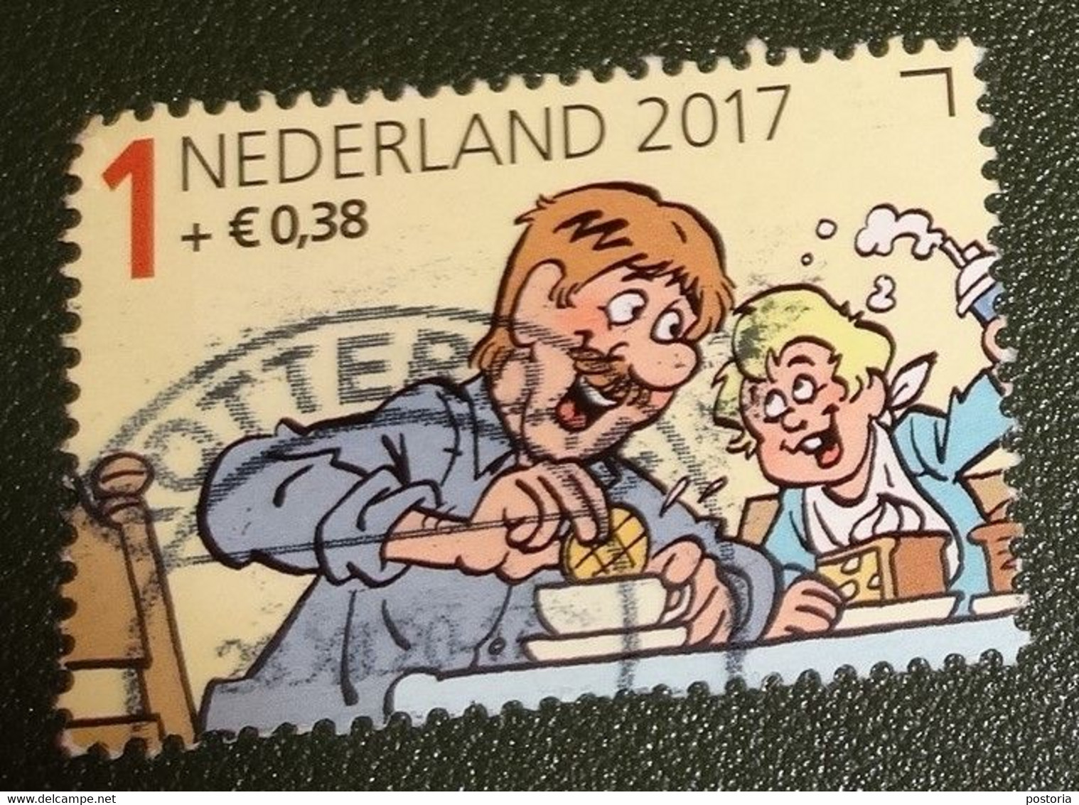 Nederland - NVPH - 3586a - 2017 - Gebruikt - Cancelled - Kinderzegels - Jan Kruis - Jan Jans Kinderen - Man En Kind - Gebraucht