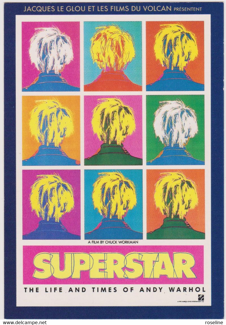 WARHOL Andy Ed Cart'com - Cinema Film Superstar - CPM 10,5x15 TBE Neuve - Warhol, Andy