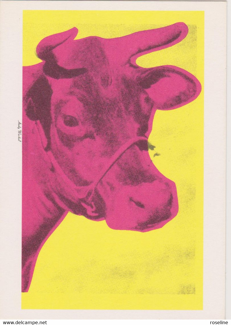 WARHOL Andy Ed NI N°1323 - Vache Cow 1966 - CPM 10,5x15 TBE 1989 Neuve - Warhol, Andy