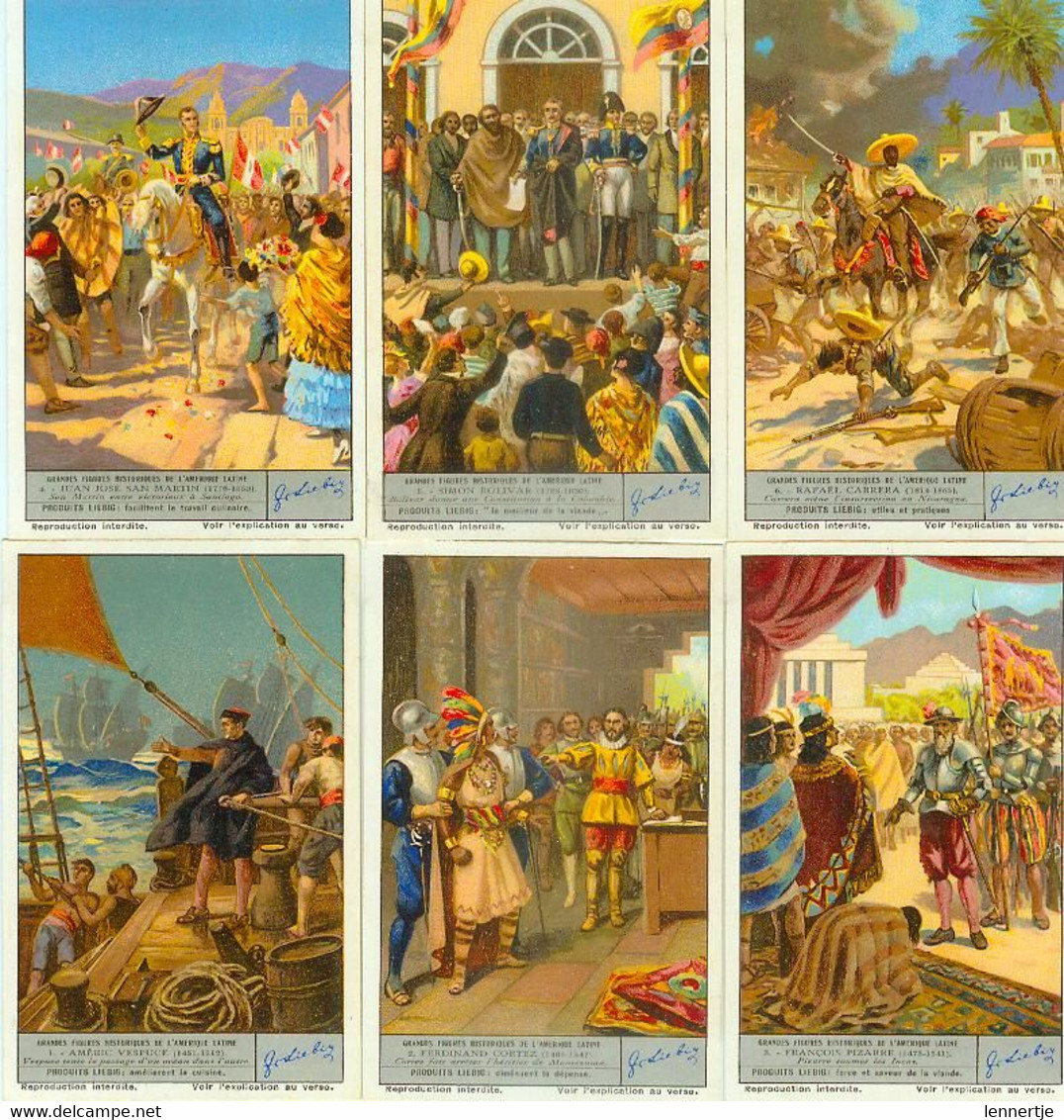 LIEBIG : S_1380 : Grandes Figures Historiques De - Andere & Zonder Classificatie