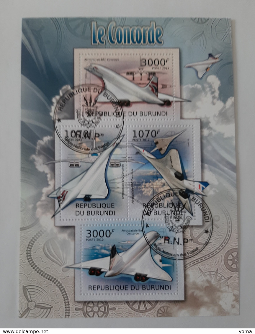 N° 1441 à 1444      Concorde  -  Oblitérés - Used Stamps