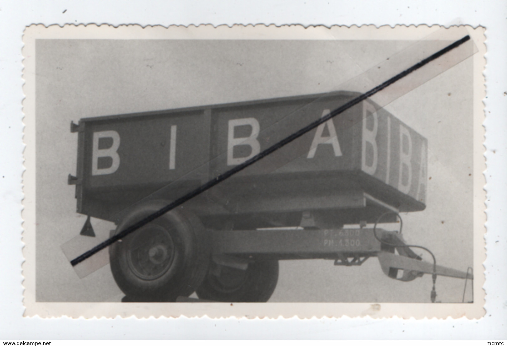 Carte  :  BIBA -   Remorque  De Tracteur  -   Agricole , Agriculture - Other & Unclassified