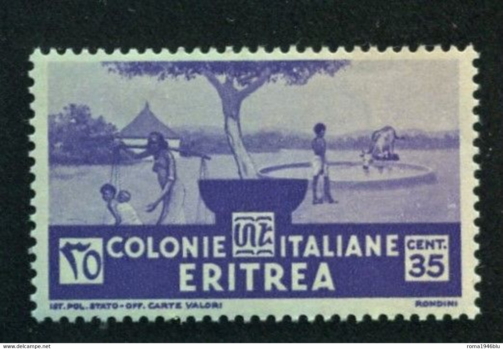 ERITREA 1933 SOGGETTI AFRICANI 1,25. + 30 C. ** MNH - Erythrée