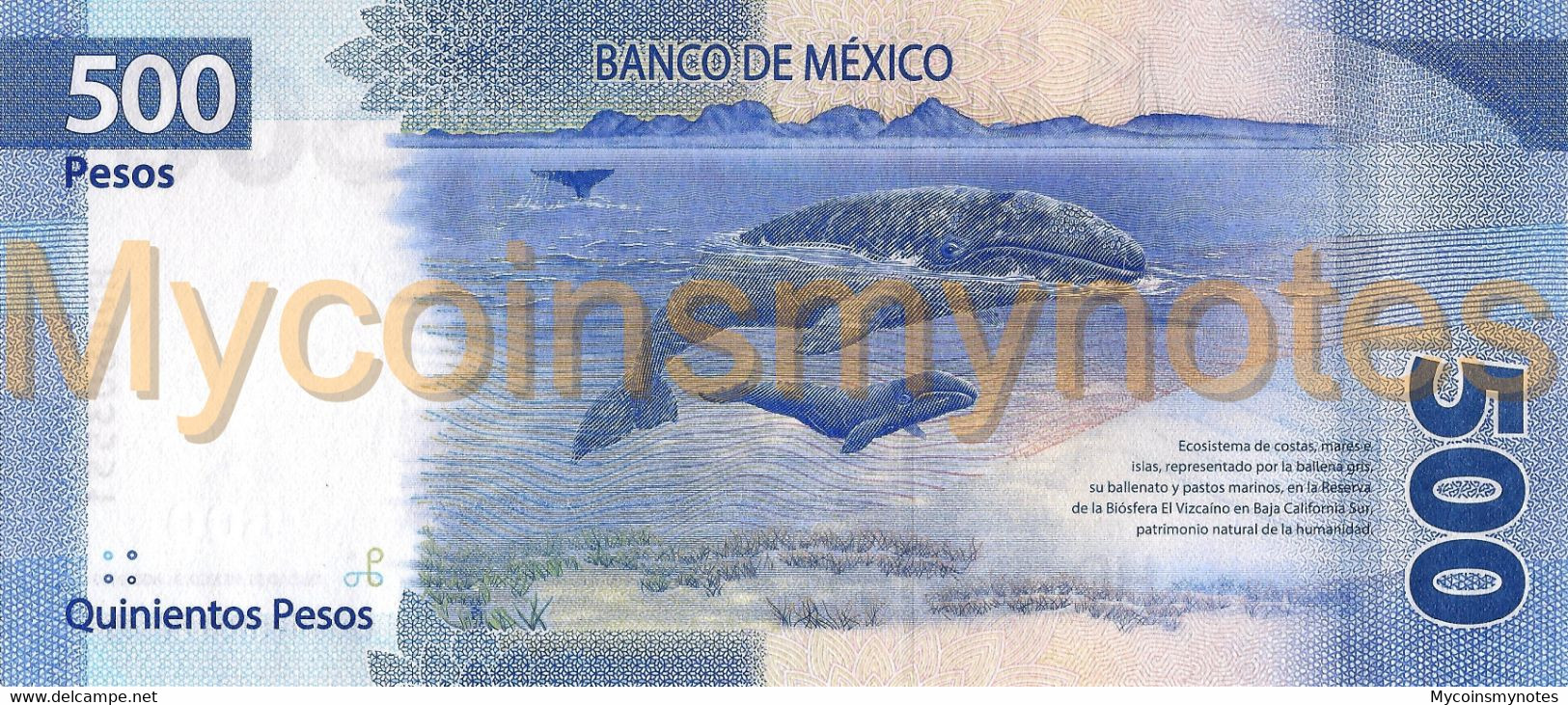 MEXICO 500 Pesos, 2020, P-New, , Not Yet In Catalog, New Signatures Carrillo&Rabiela, UNC - Mexico