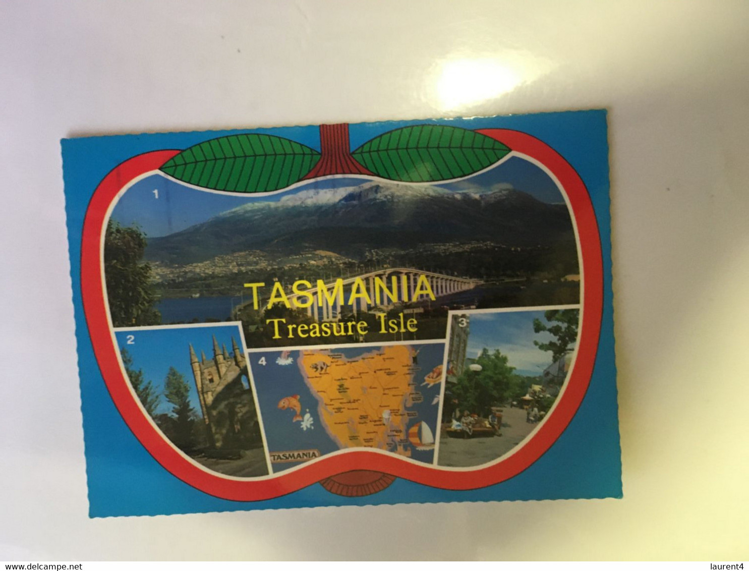 (1 A 24)Australia - TAS -  Treasure Isle In Big Apple - With Flower 41c Stamp - Autres & Non Classés