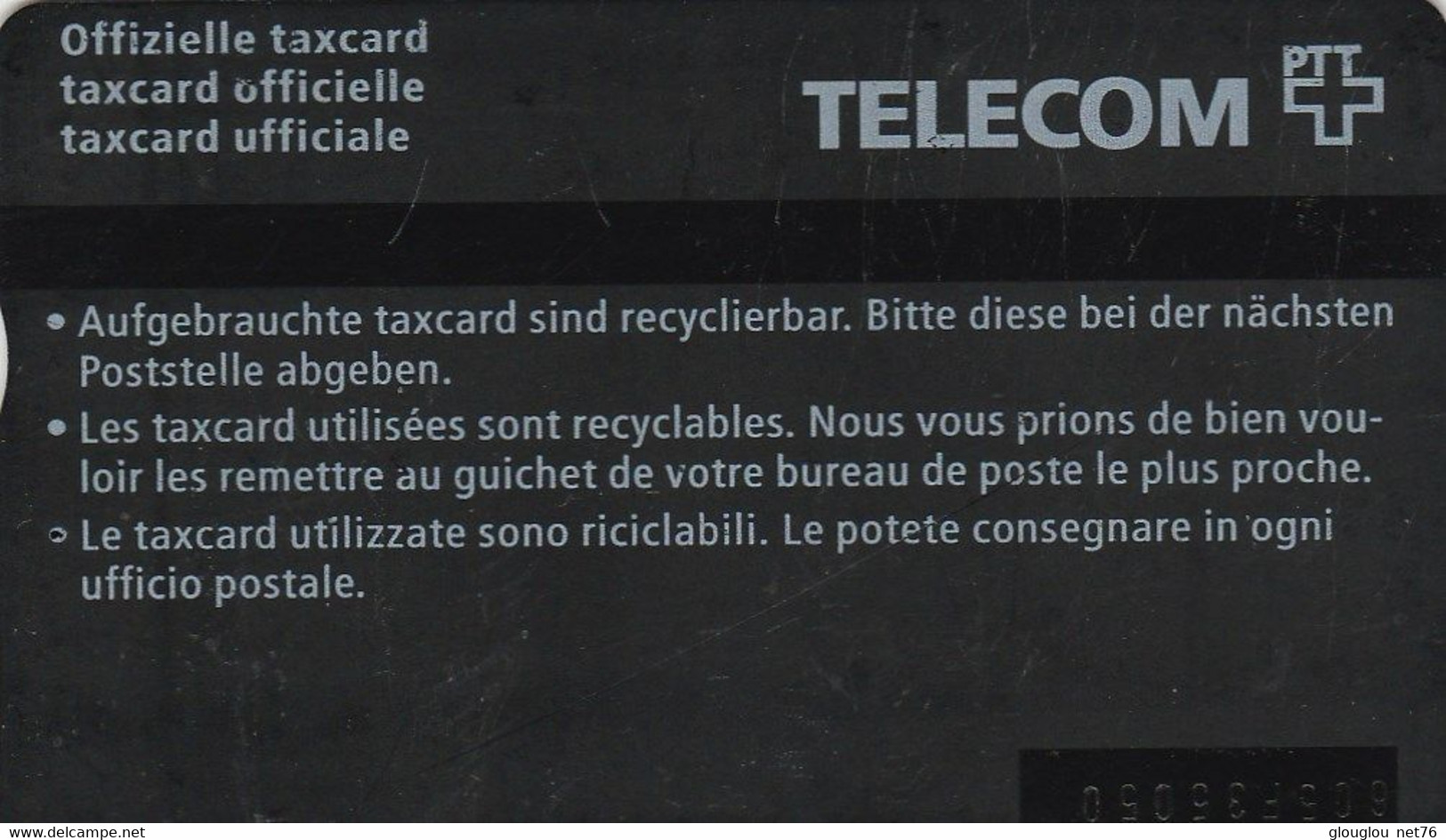 TELECARTE ETRANGERE..... - Origine Inconnue