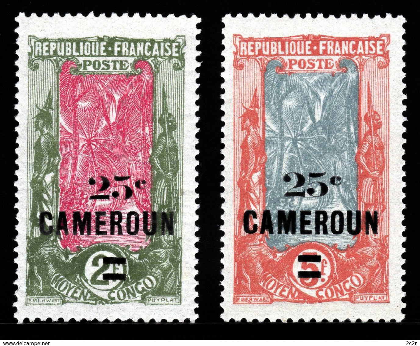 Cameroun Français 1924-25 : YT N° 102/3 ** / Gomme Intacte / TB - Ungebraucht