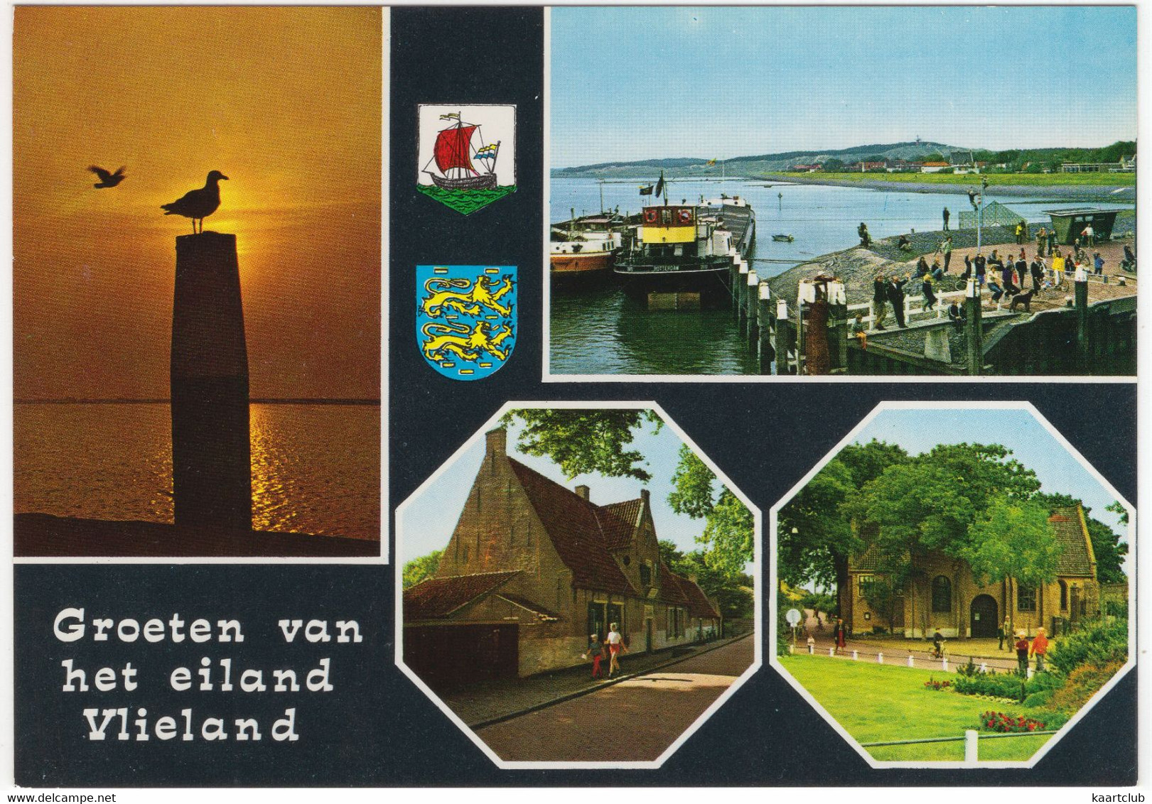 Groeten Van Het Eiland Vlieland -  Veerdam, Binnenschip, Meerpaal - (Nederland/Holland) - Nr. L 2241 - Vlieland
