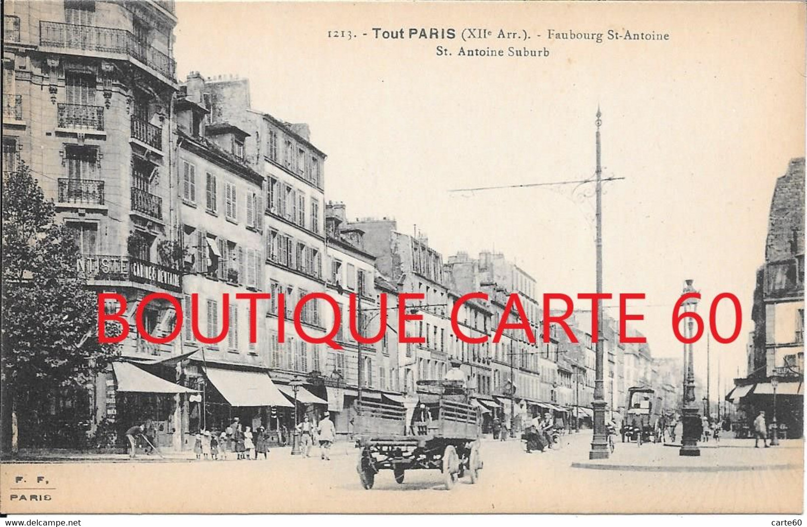 75 - PARIS - FAUBOURG SAINT ANTOINE - Non Classés