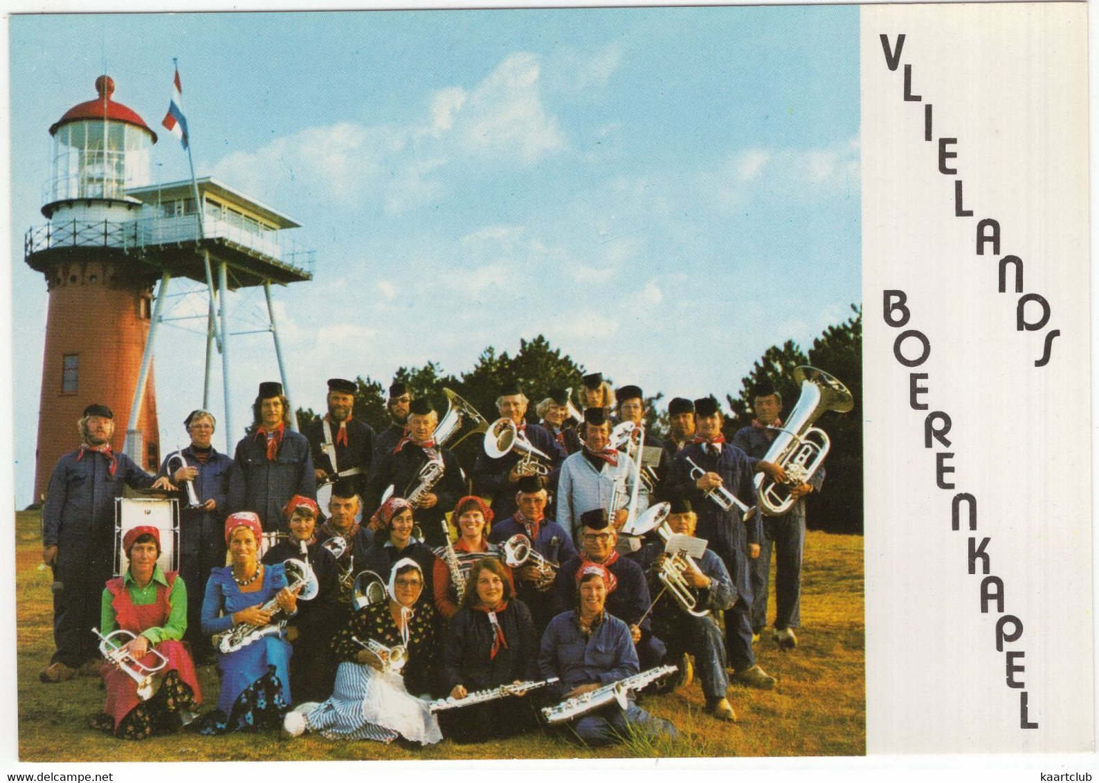 Vlieland - Vlielands Boerenkapel, Vuurtoren - (Nederland/Holland) - Uitg. En Opname 'Foto Hommema', Vlieland - Vlieland