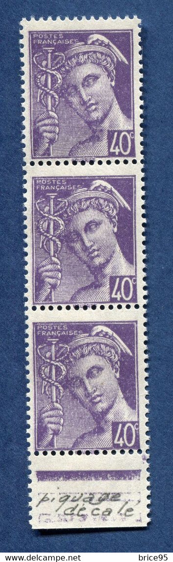 ⭐ France - Variété - YT N° 548 - Couleurs - Pétouilles - Neuf Sans Charnière - 1942 ⭐ - Unused Stamps