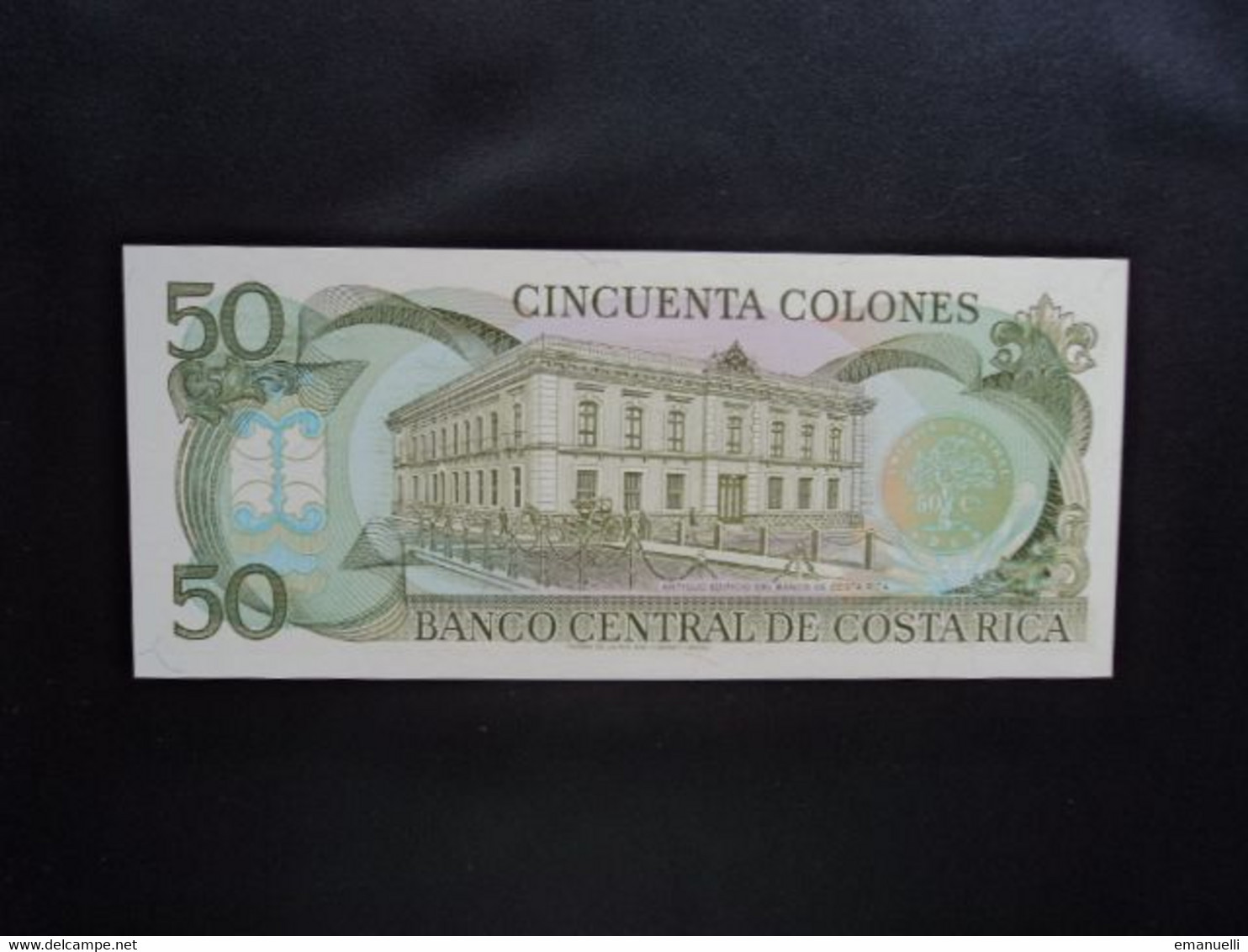 COSTA RICA * : 50 COLONES   7.7.1993     P 257a        NEUF ** - Costa Rica