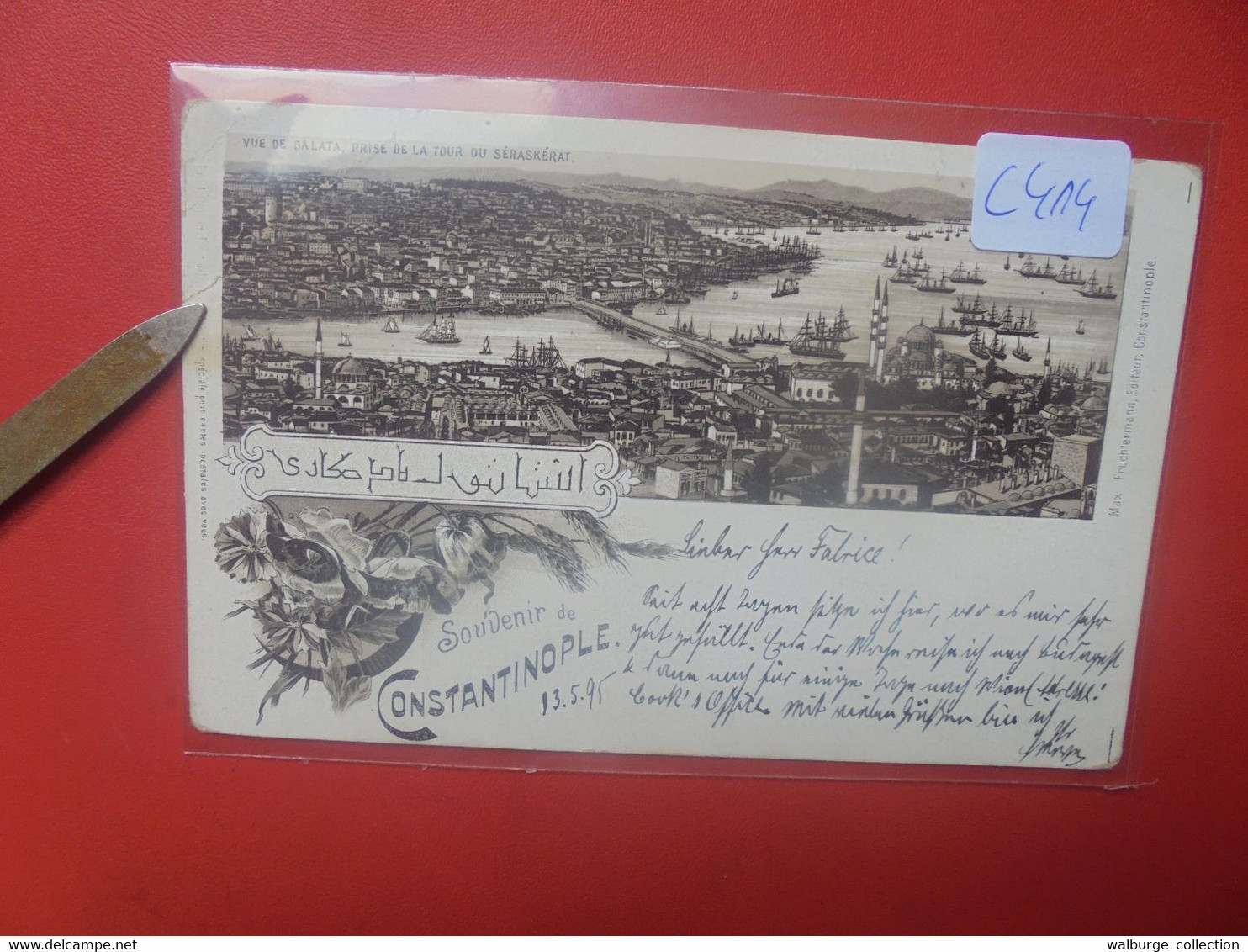 Constantinople En 1895 Léger Pli ! (C414) - Turquie