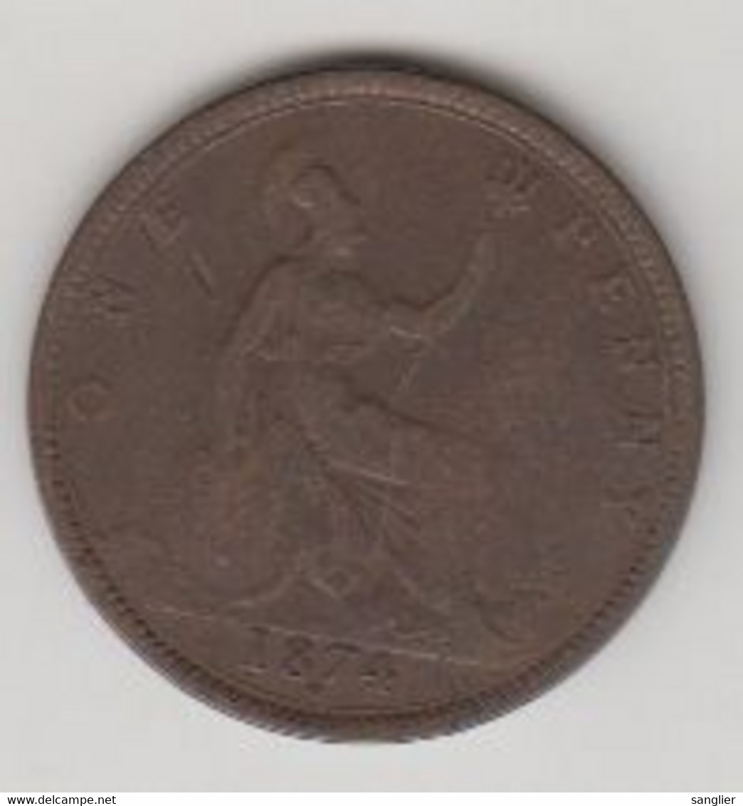 ONE  PENNY  1874 - C. 1 Penny