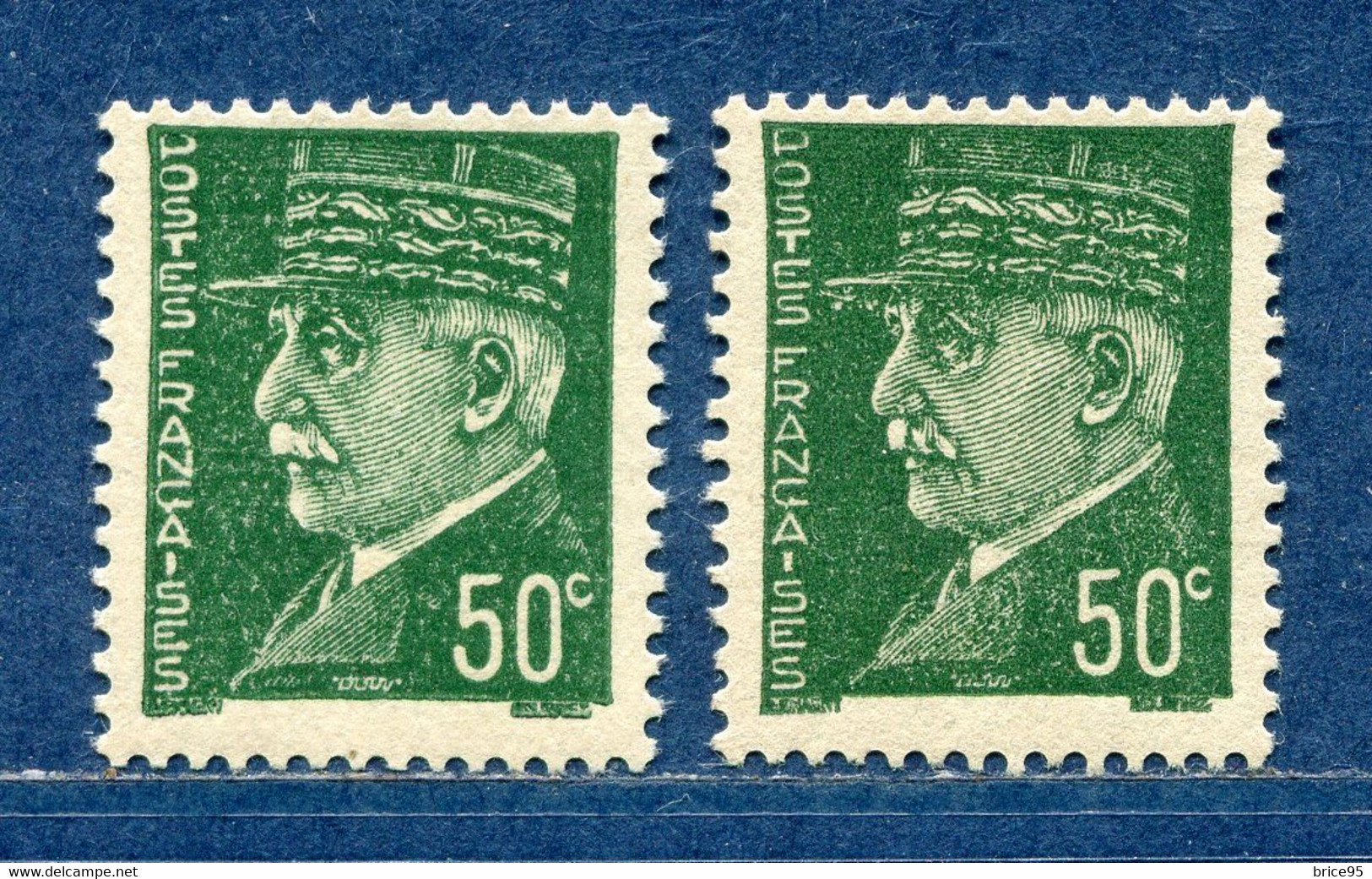 ⭐ France - Variété - YT N° 508 - Couleurs - Pétouilles - Neuf Sans Charnière - 1941 ⭐ - Unused Stamps