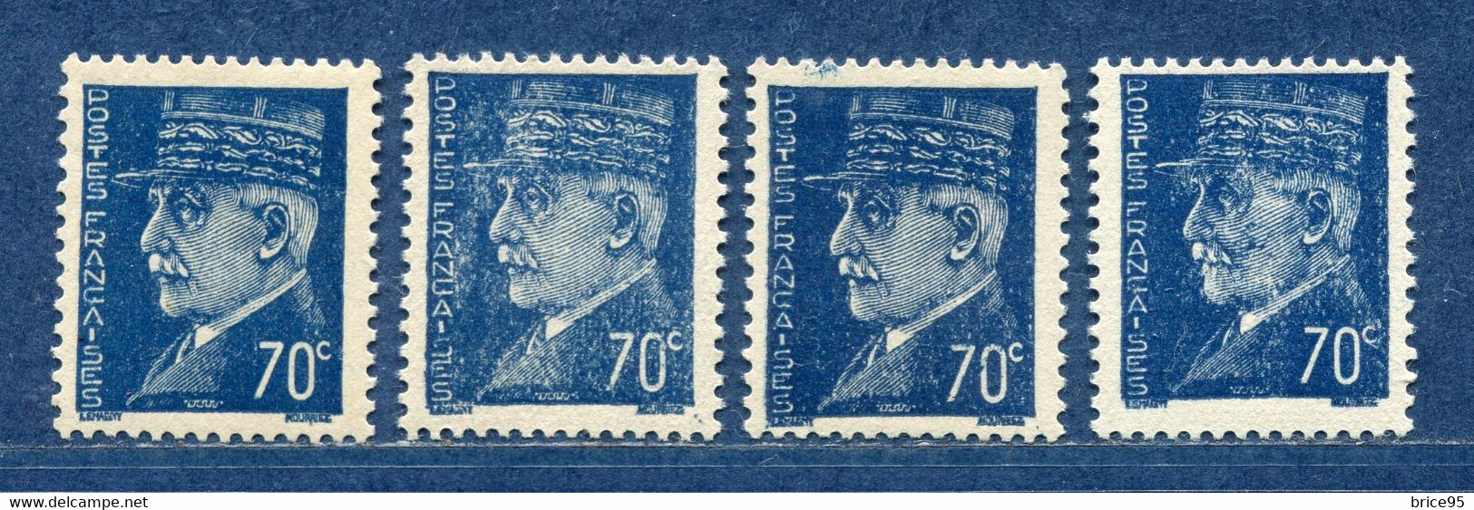 ⭐ France - Variété - YT N° 510 - Couleurs - Pétouilles - Neuf Sans Charnière - 1941 ⭐ - Unused Stamps