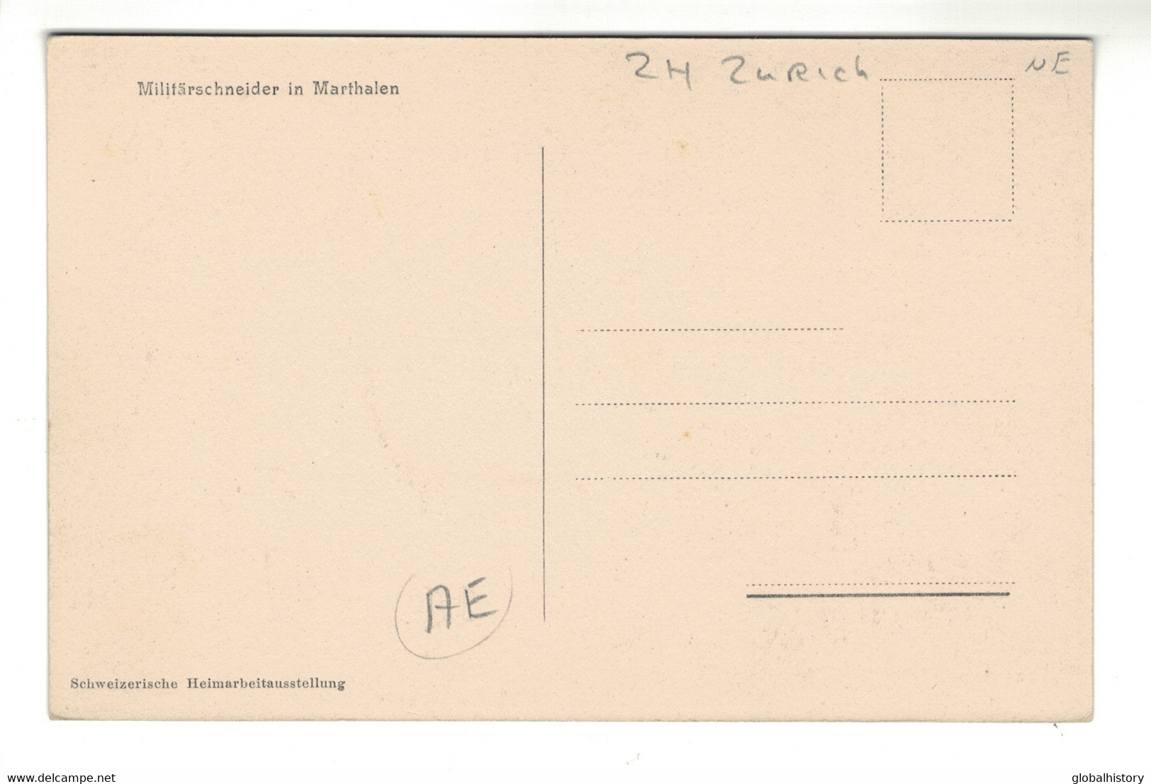DG2300 - SCHWEIZ - ZH - MILITÄRSCHNEIDER In MARTHALEN - Marthalen