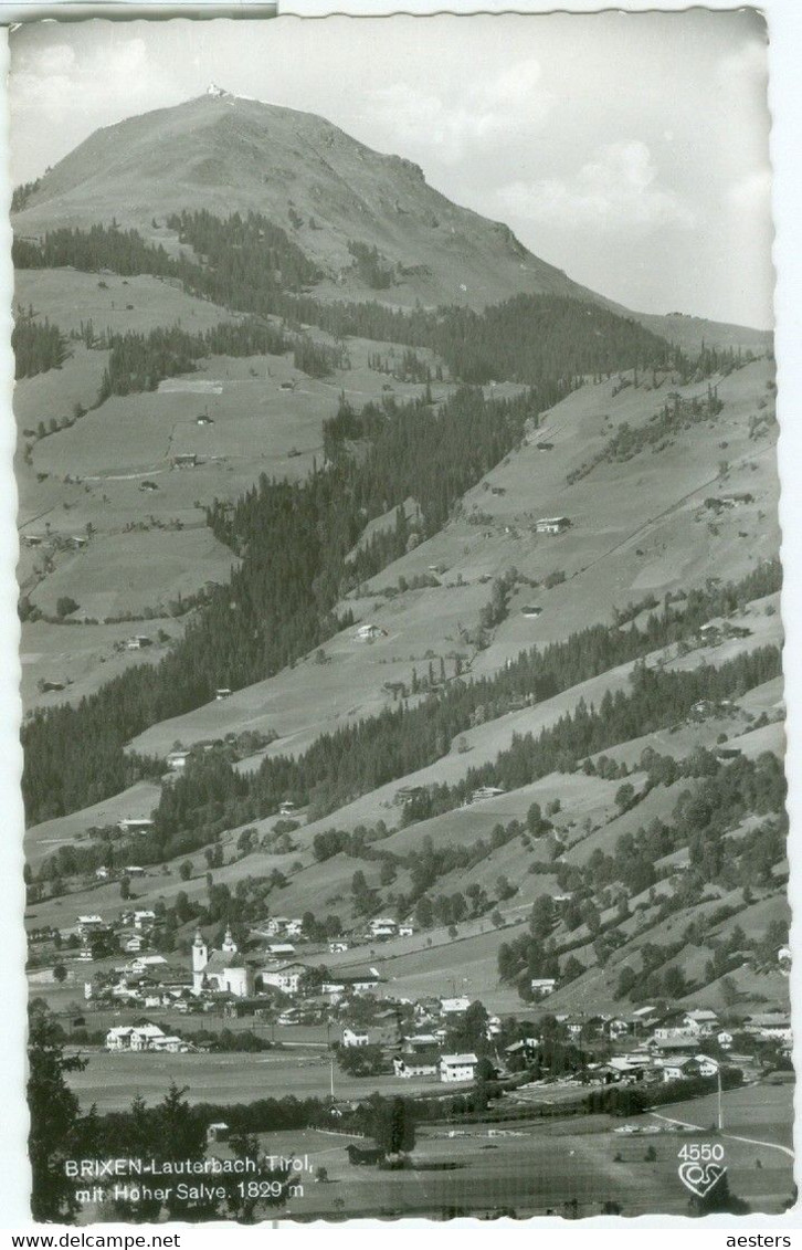 Brixen-Lauterbach 1960; Hoher Salve - Gelaufen. (Alfred Gründler - Salzburg) - Brixen Im Thale