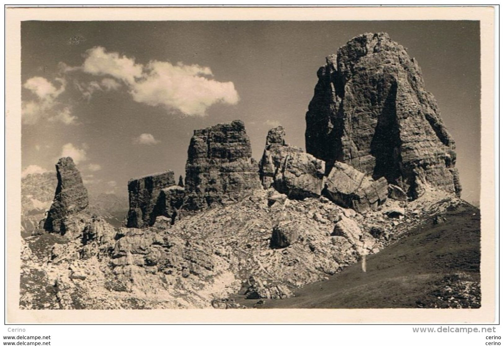 CORTINA  DINTORNI:  GRUPPO  DELLE  DOLOMITI  -  CINQUE  TORRI  -  FOTO  -  FP - Climbing