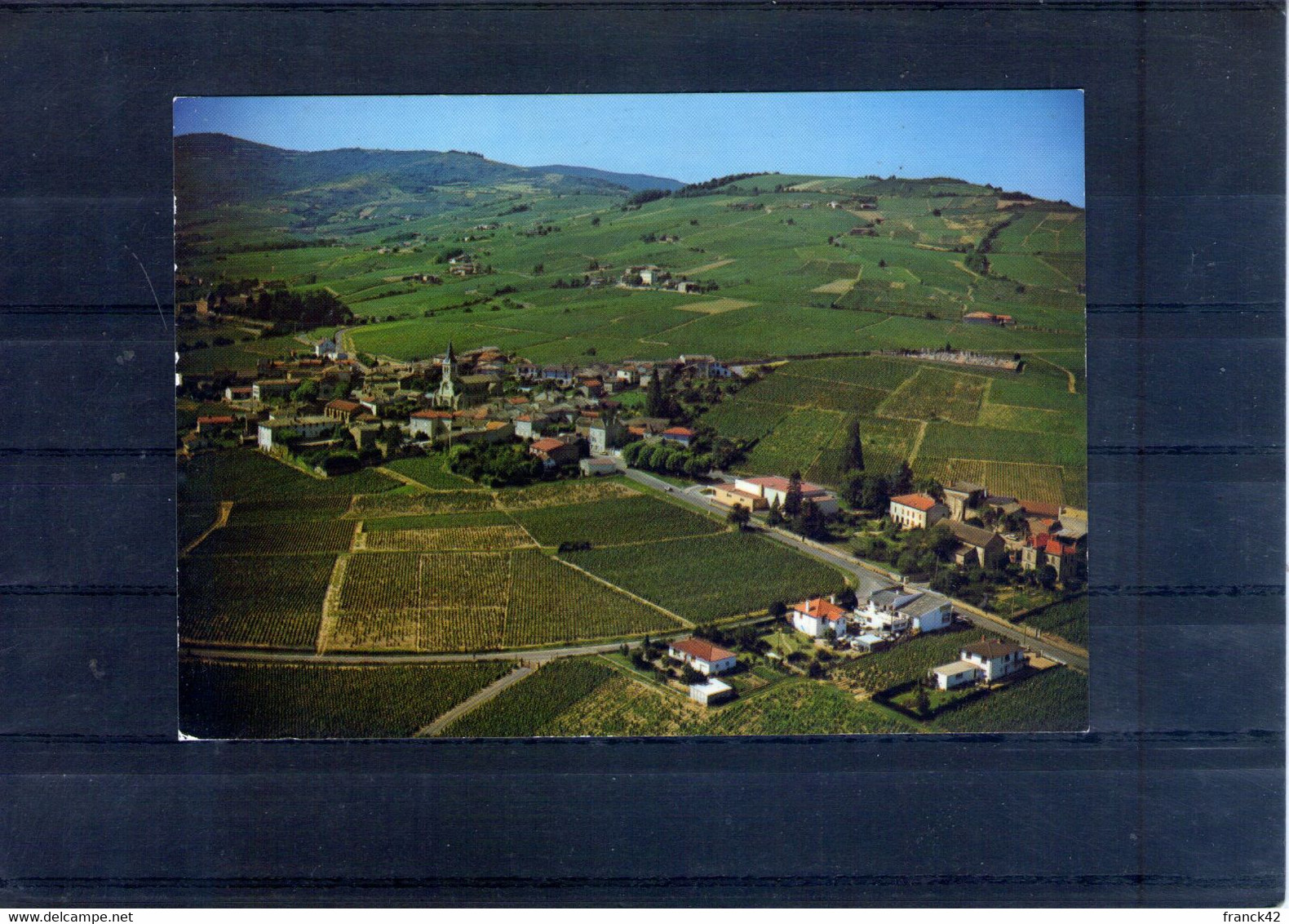 69. Juliénas; Le Village Et Le Vignoble. Carte Moderne - Julienas