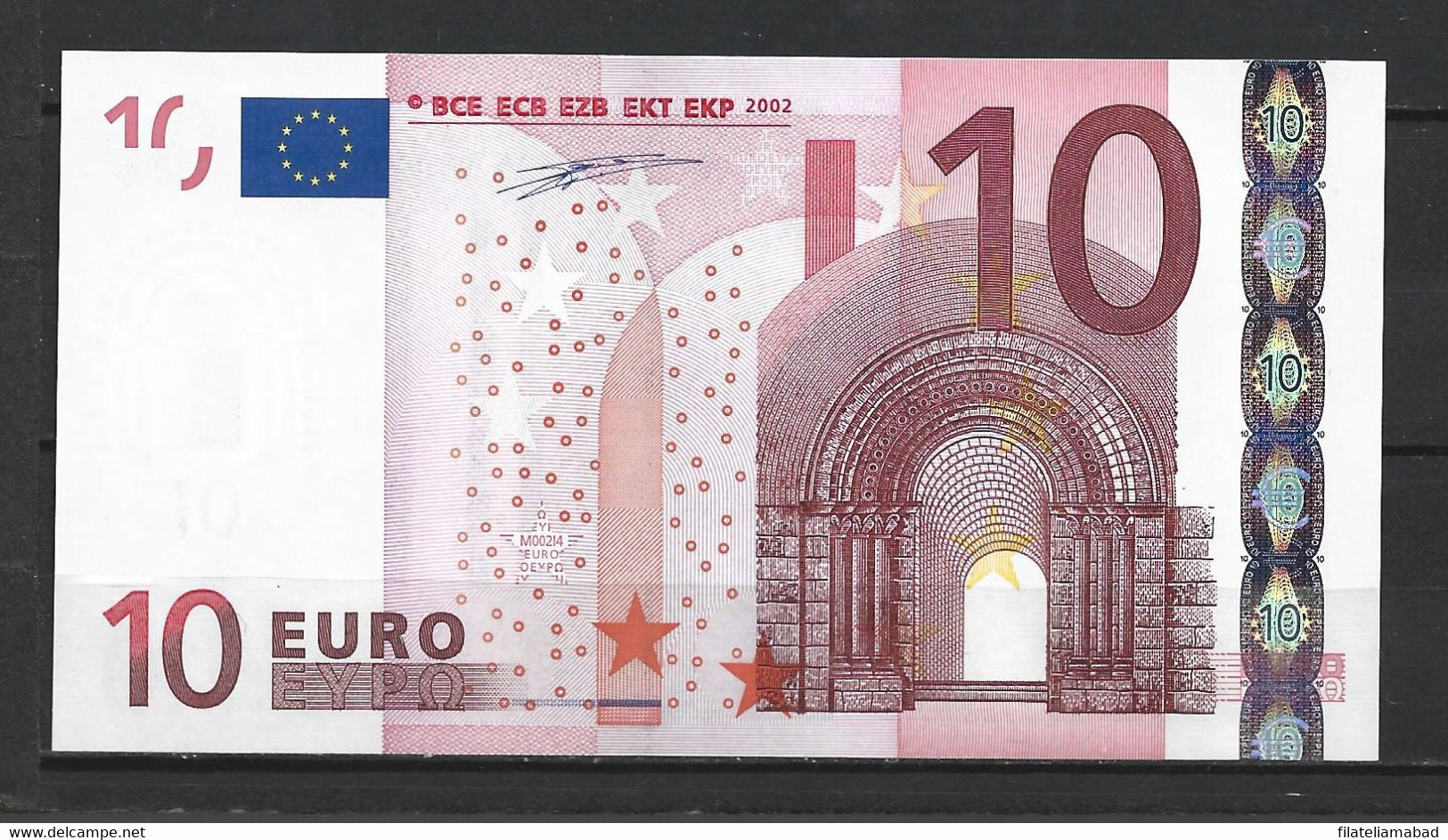 BILLETE DE 10,00€ SIN CIRCULAR PLANCHA   (C.B) - 5 Euro