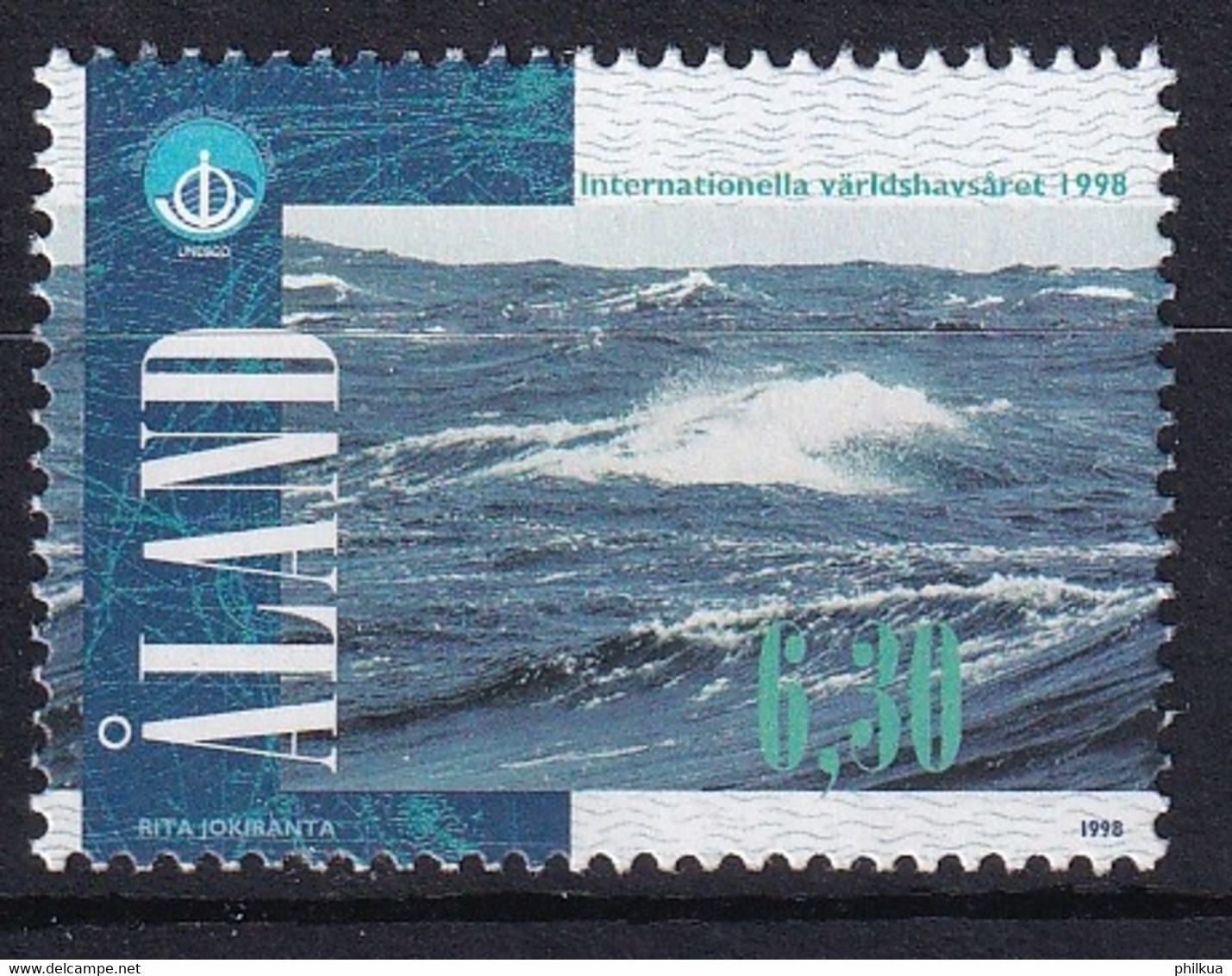 MiNr. 141 Finnland Alandinseln1998, 8. Mai. Internationales Jahr Des Ozeans Postfrisch/**/MNH - Aland