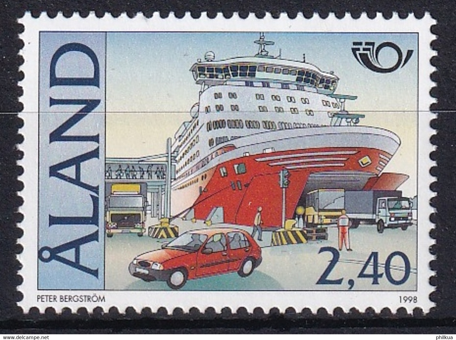 MiNr. 142 Finnland Alandinseln1998, 8. Mai. NORDEN: Seefahrt Postfrisch/**/MNH - Aland