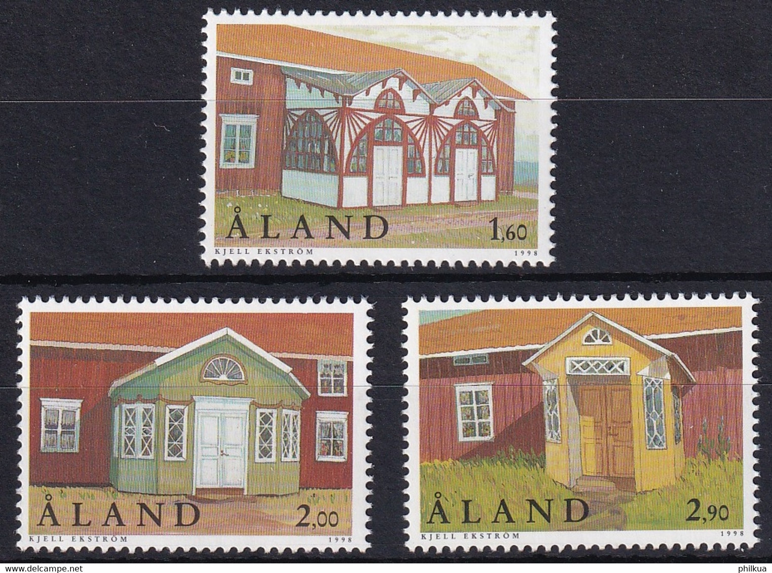 MiNr. 145 - 147  Finnland Alandinseln1998, 11. Sept. Typische Veranden Postfrisch/**/MNH - Aland