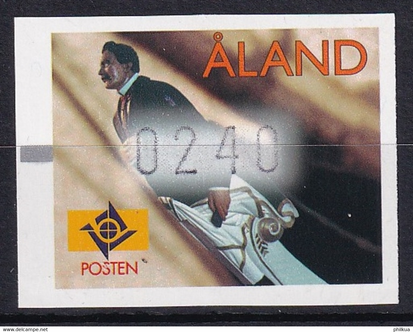 MiNr. 9 Finnland Alandinseln, Automatenmarken1998, 11. Sept. Galionsfiguren (II): „Walter Wilson“ Postfrisch/**/MNH - Aland