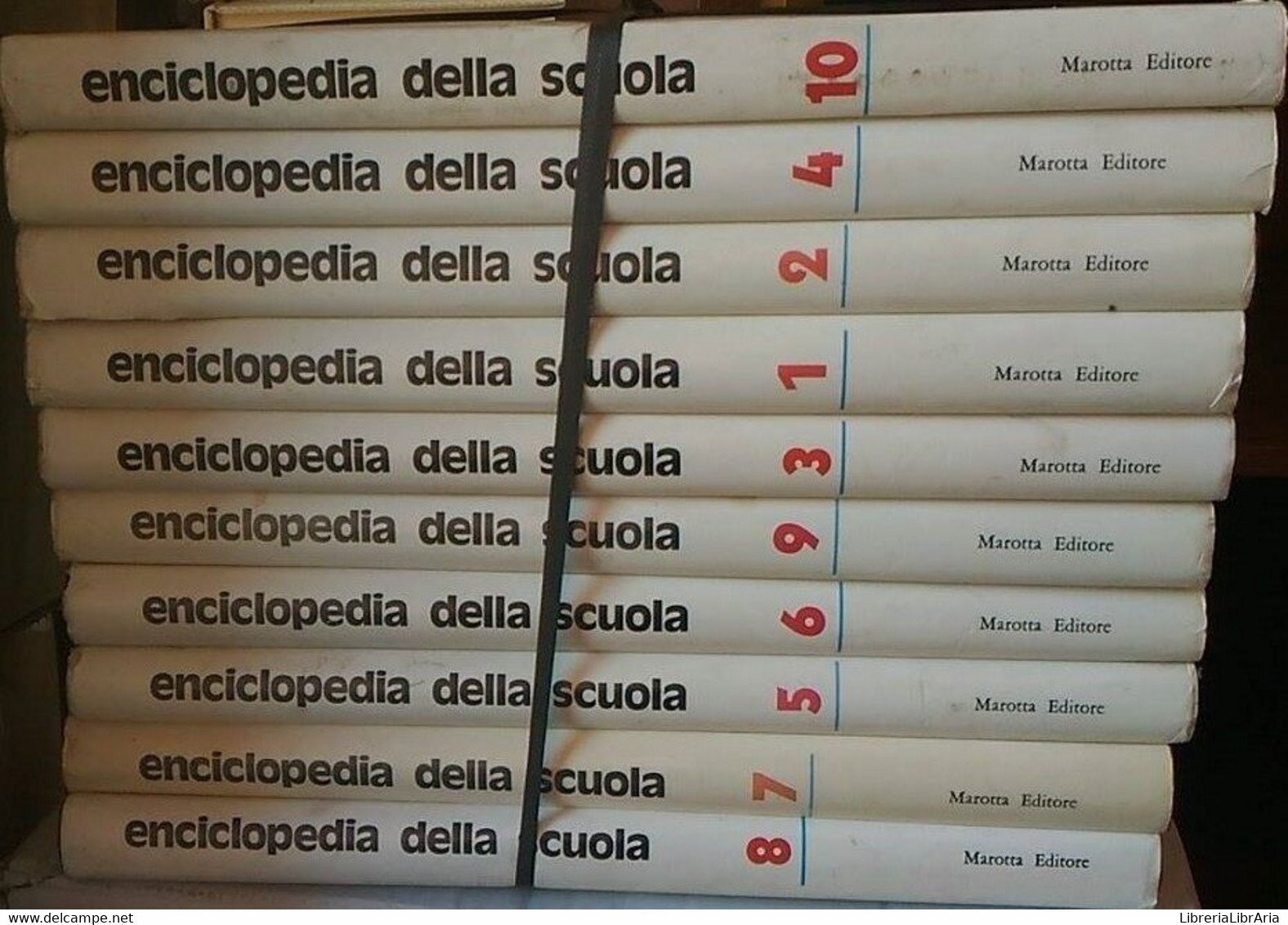 Enciclopedia Della Scuola - Marotta Editore - 1977 - Intera, 10 Volumi - Enzyklopädien