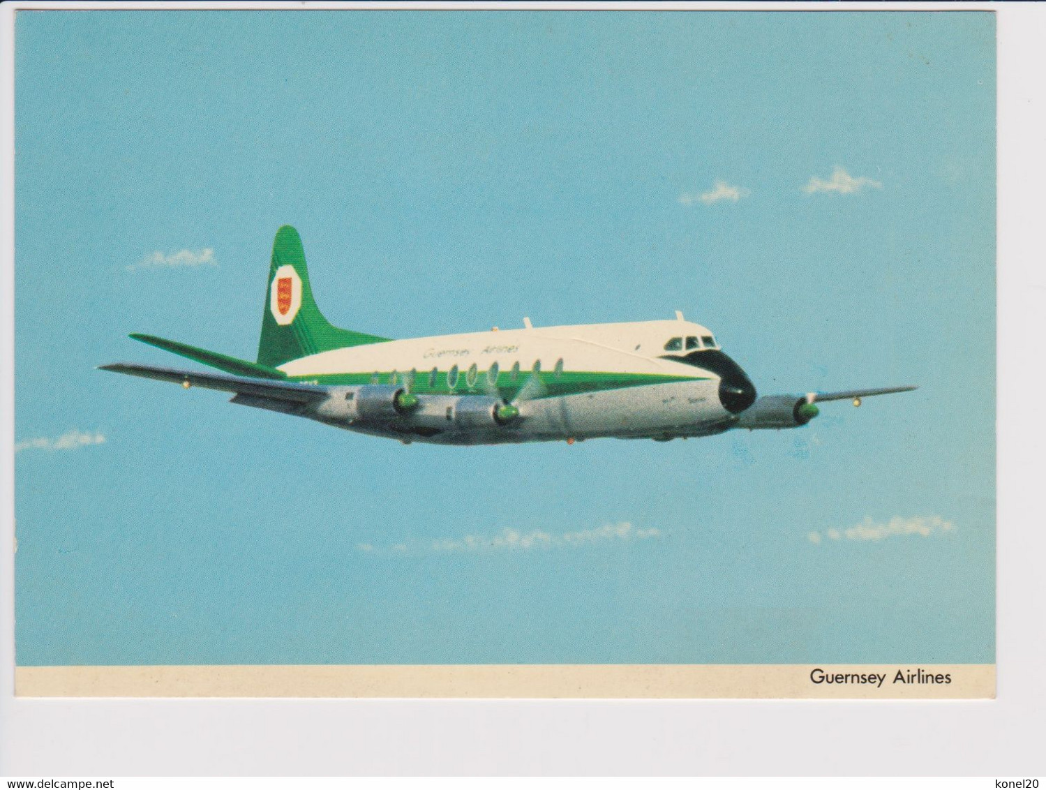 Rppc Guernsey Airlines Vickers Viscount Aircraft - 1919-1938: Entre Guerres